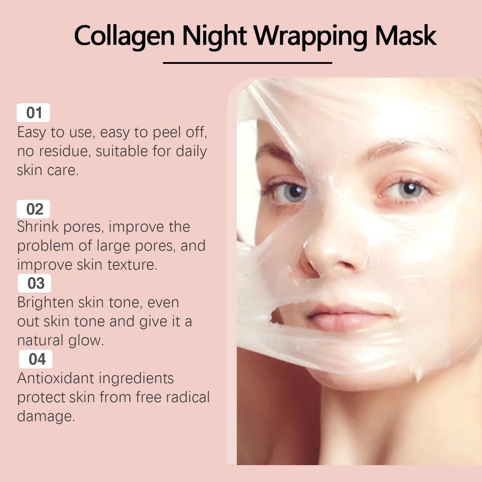 Ouhoe Glow Collagen Peel Mask